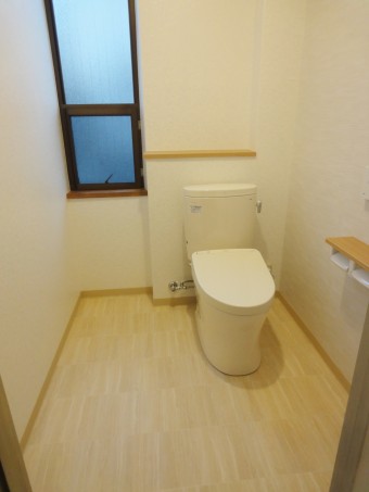 小便器を撤去して広々とした使いやすいトイレに